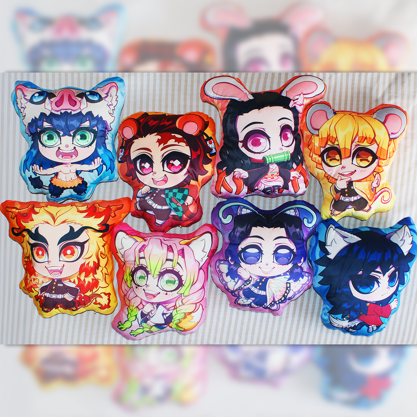 Kimetsu No Yaiba Pillows