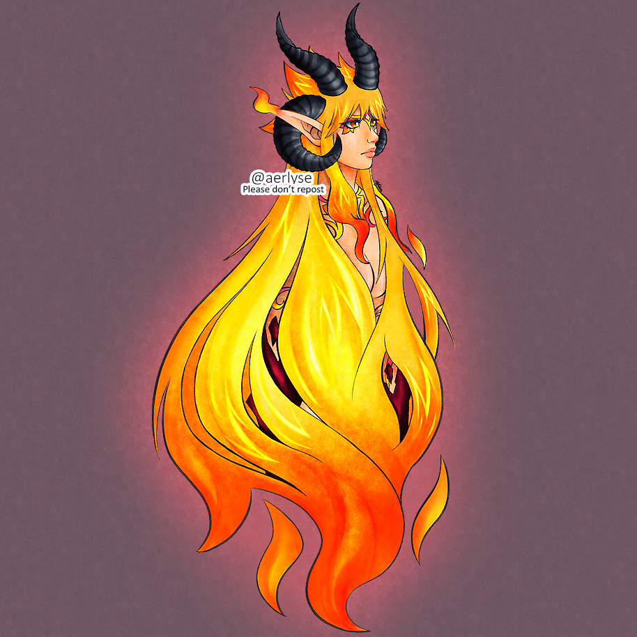 FyraceDoodleFireHairIG