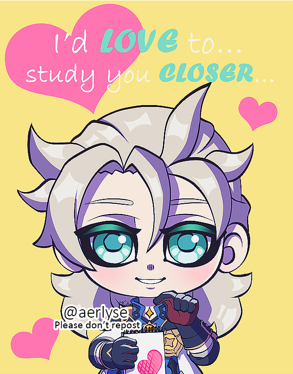 GenshinValentinesAlbedoCardIG