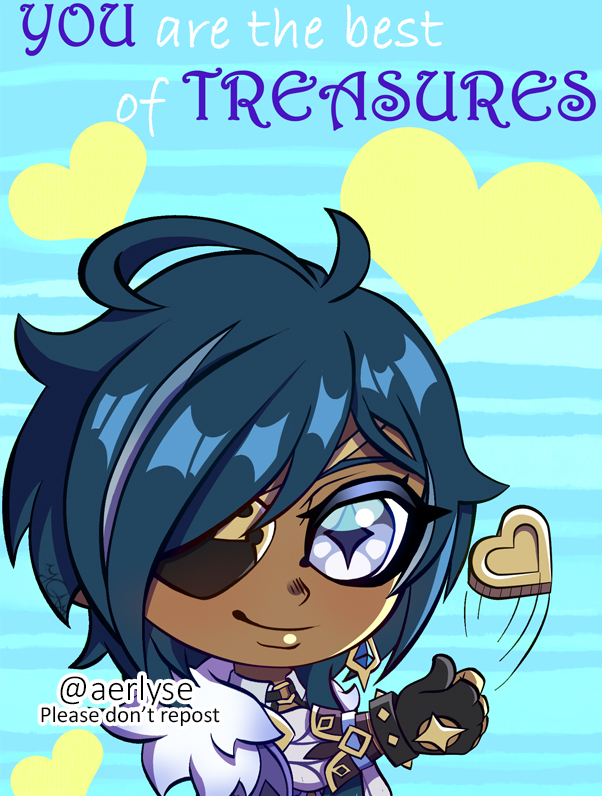 GenshinValentinesKaeyaCardIG