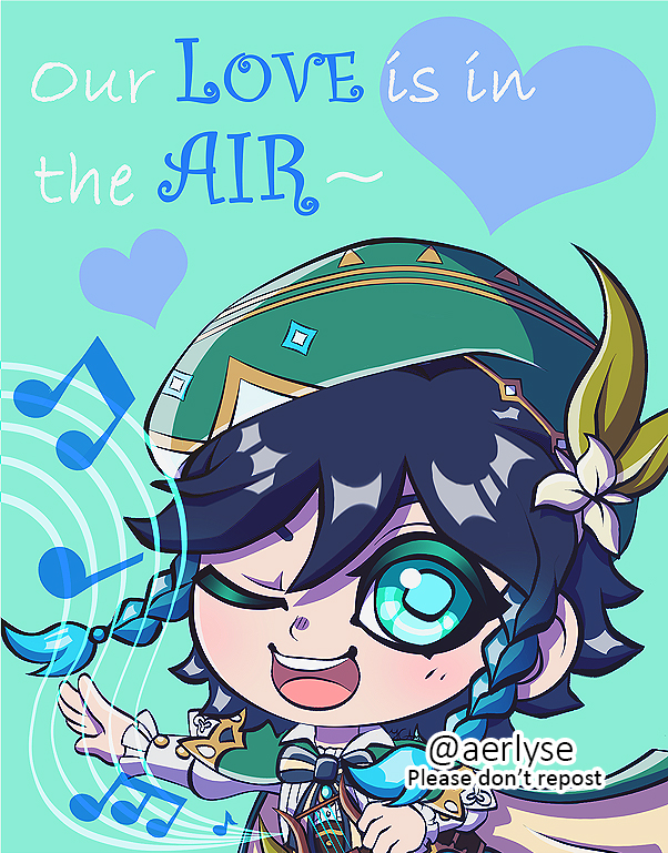 GenshinValentinesVentiCardIG